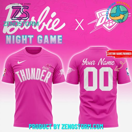 Oklahoma City Thunder x Barbie Night Game Shirt 2025