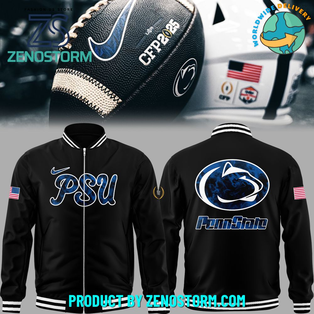 Penn State Football PSU CFP 2025 Bomber Jacket Penn State Football PSU CFP 2025 Bomber Jacket