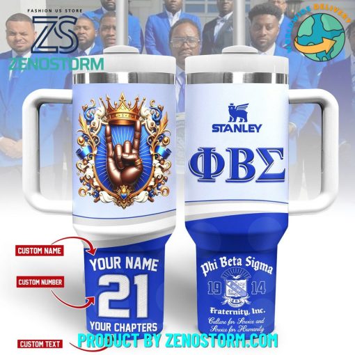 Phi Beta Sigma Custom Name 40oz Stanley Tumbler