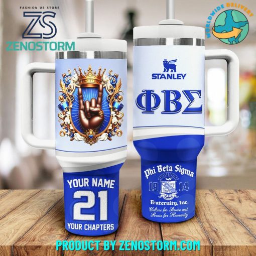 Phi Beta Sigma Custom Name 40oz Stanley Tumbler