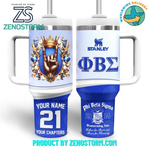 Phi Beta Sigma Custom Name 40oz Stanley Tumbler