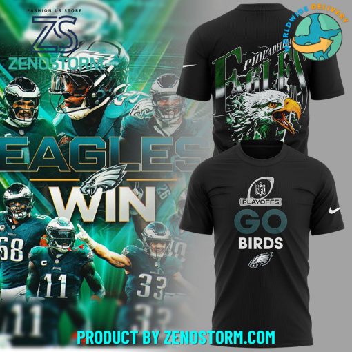 Philadelphia Eagles 2024 NFL Playoffs “Go Birds” Shirt