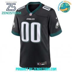 Philadelphia Eagles Carbon Black Fashion Game Football Jersey 2025