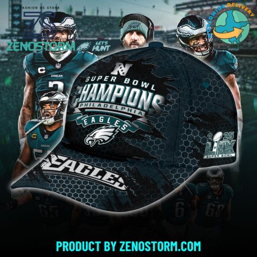 Philadelphia Eagles Super Bowl LIX 2025 Champions Cap