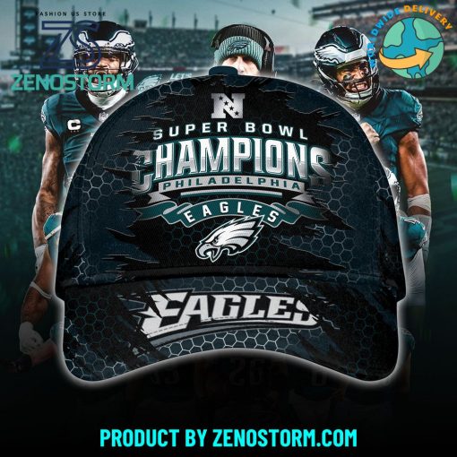 Philadelphia Eagles Super Bowl LIX 2025 Champions Cap