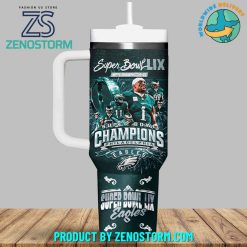 Philadelphia Eagles Super Bowl LIX Champions 2025 Stanley Tumbler