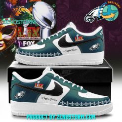 Philadelphia Eagles Super Bowl LIX Mardi Gras 2025 Nike Air Force 1