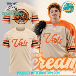 Special Cream Jerseys Tennessee Hockey Shirt