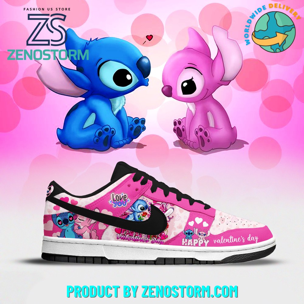 Stitch Happy Valentine Day 2025 Nike Dunk Shoes Stitch Happy Valentine Day 2025 Nike Dunk Shoes