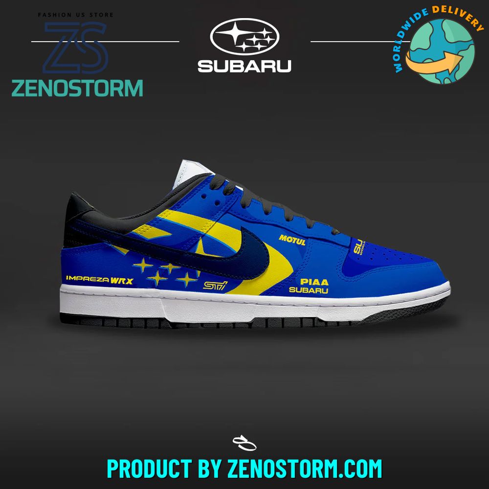 Subaru WRX Nike Dunk Shoes - Famous Livery Subaru WRX Nike Dunk Shoes - Famous Livery