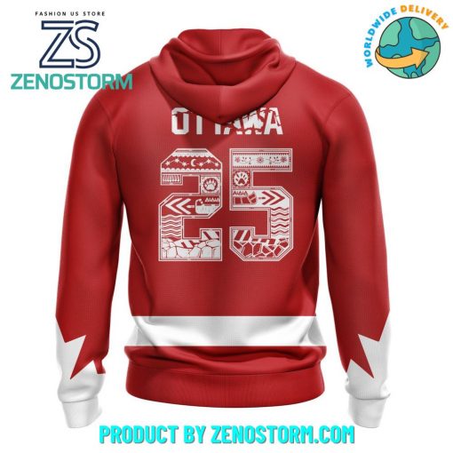 Team Canada Special Indigenous Design 2025 Hoodie