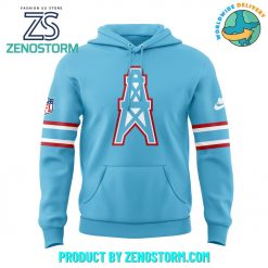 Tennessee Titans Oilers Throwback Alternate Logo Club Tri-Blend Hoodie Set