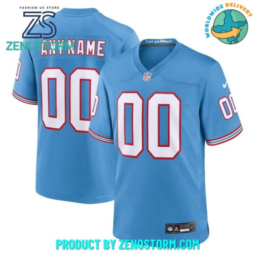 Tennessee Titans The Oilers Throwback Football Jersey