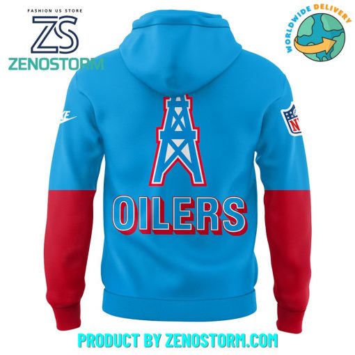 Tennessee Titans The Oilers Throwback Hoodie