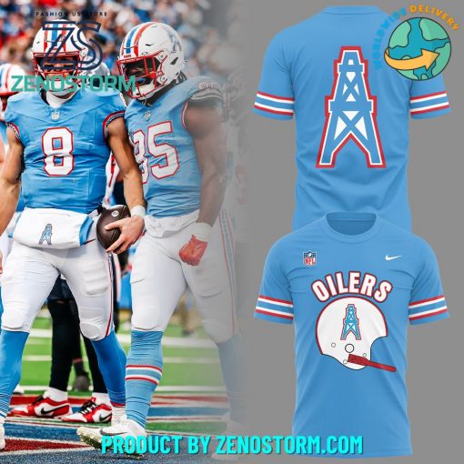 Tennessee Titans The Oilers Throwback Shirt