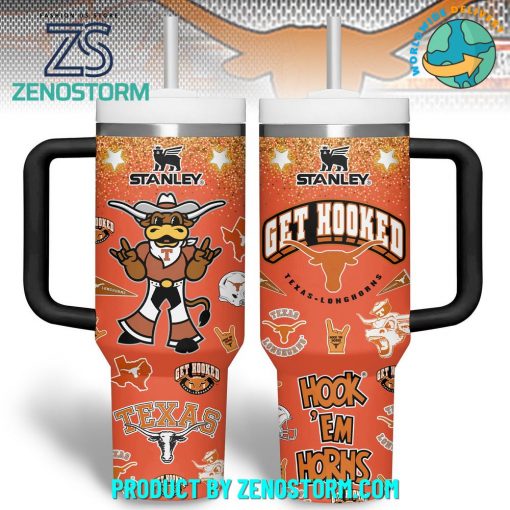 Texas Longhorns Football 2025 Hook ‘Em Horns Stanley Tumbler