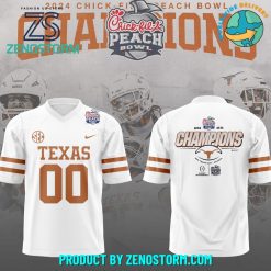 Texas Longhorns NCAA Nike Peach Bowl Champions Football Jersey