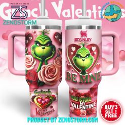 The Grinch Be My Valentine 2025 Stanley Tumbler