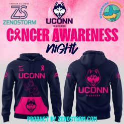 Uconn Basketball x Fight Night Cancer Hoodie Set 2025