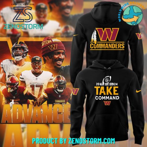 Washington Commanders 2024 NFL Playoffs Hoodie Set