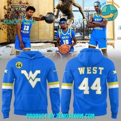 West Virginia Mountaineers Basketball x Jerry West 44 Hoodie Set