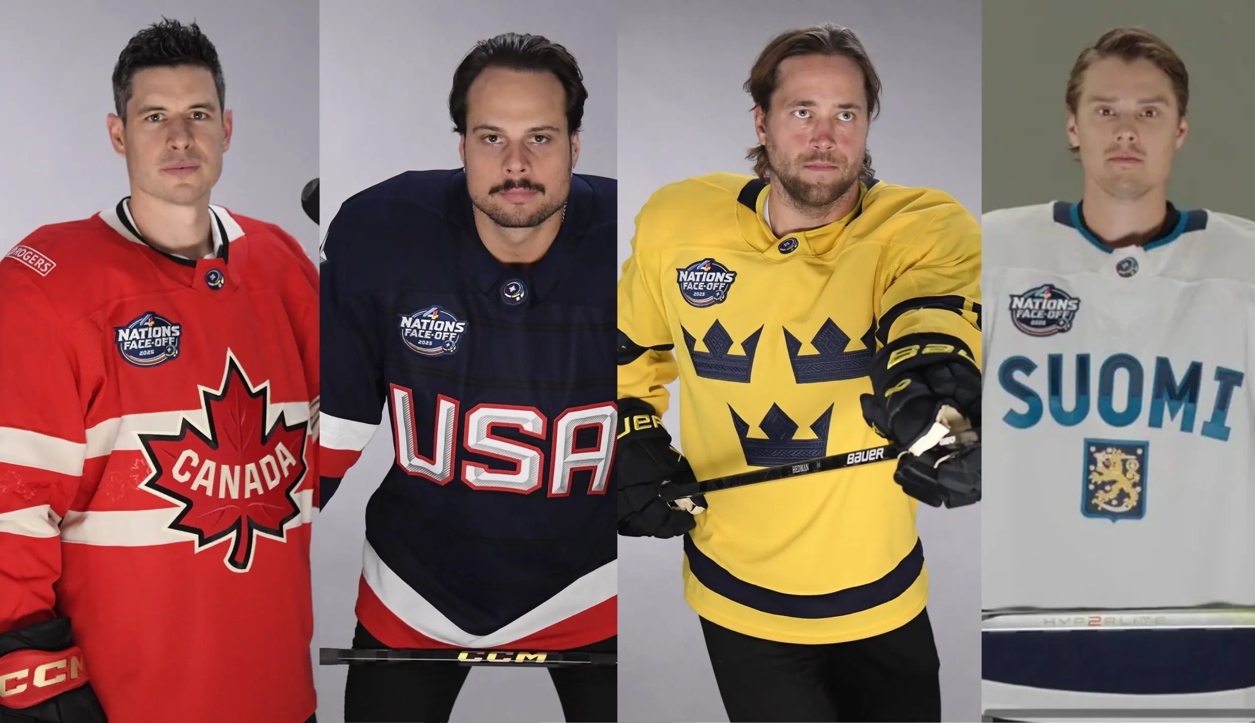 4 Nations Face Off Jerseys