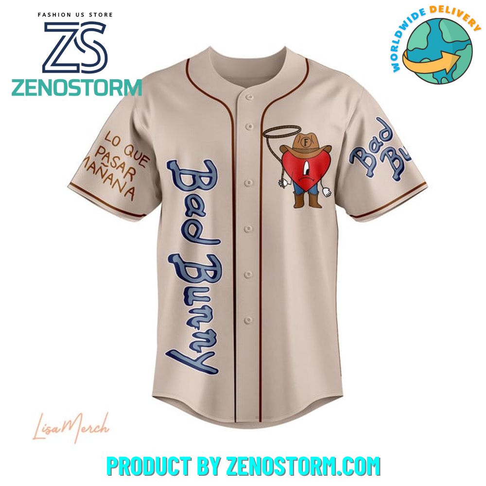 Bad Bunny Nadie Sabe Album Baseball Jersey Bad Bunny Nadie Sabe Album Baseball Jersey