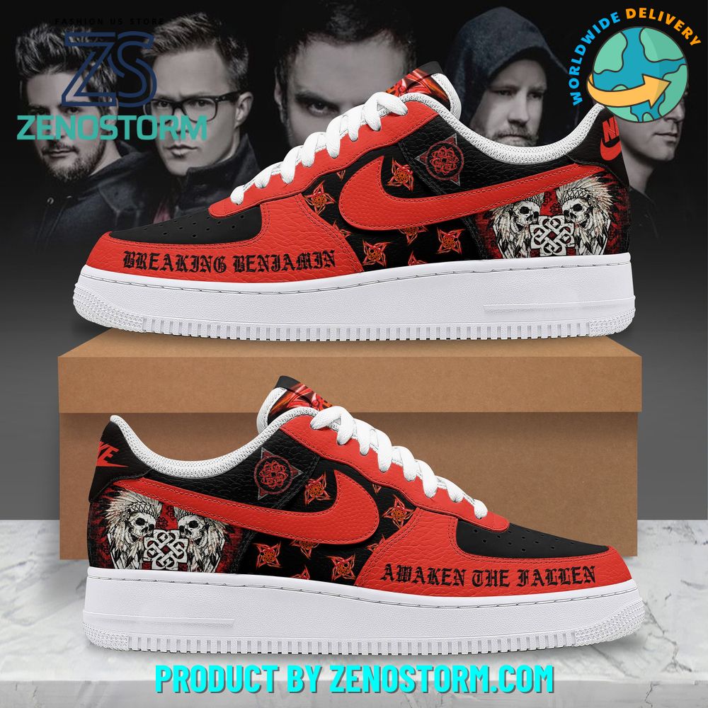 Breaking Benjamin Awaken The Fallen Tour 2025 Nike Air Force 1 Breaking Benjamin Awaken The Fallen Tour 2025 Nike Air Force 1