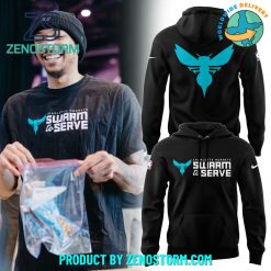 Charlotte Hornets Swarm To Serve Nike Hoodie Set