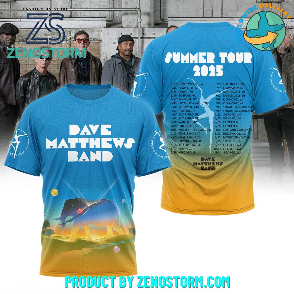 Dave Matthews Band Summer Tour 2025 Shirt Dave Matthews Band Summer Tour 2025 Shirt