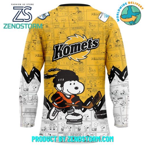 Fort Wayne Komets 75th Anniversary of Peanuts Hockey Jersey