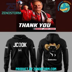 Nebraska Volleyball 2025 Thank You Coach John Cook Hoodie