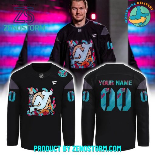 New Jersey Devils Unveil Black History Month Specialty Black Hockey Jersey