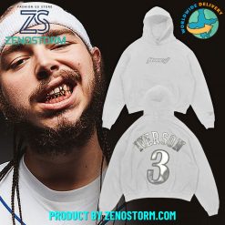 Post Malone “White Iverson” 10th Anniversary Hoodie