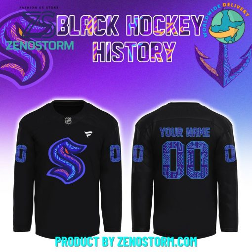 Seattle Kraken Unveil Black History Month Specialty Black Hockey Jersey