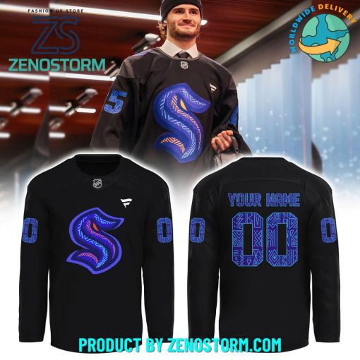 Seattle Kraken Unveil Black History Month Specialty Black Hockey Jersey