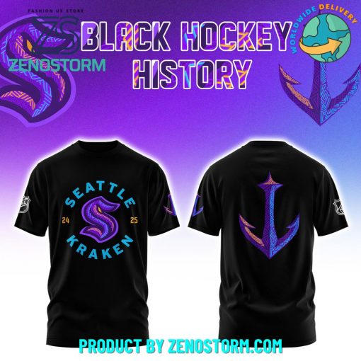Seattle Kraken Unveil Black History Month Specialty Black Shirt