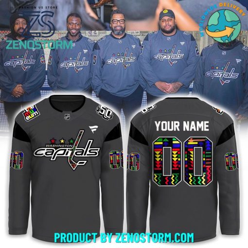 Washington Capitals Unveil Black History Month Specialty Black Hockey Jersey