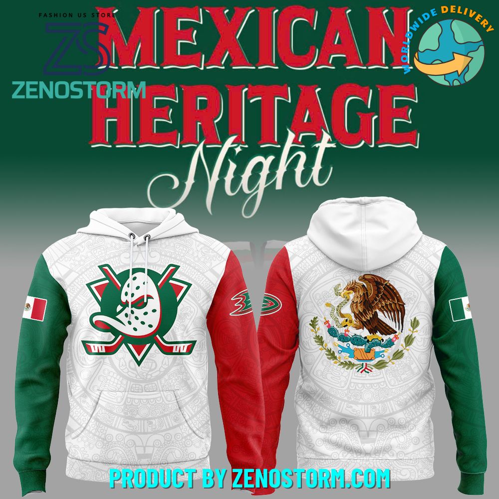 Anaheim Ducks x Mexican Heritage Night 2025 Hoodie Set Anaheim Ducks x Mexican Heritage Night 2025 Hoodie Set