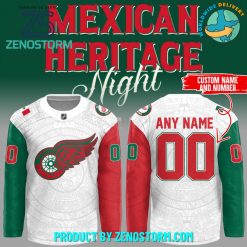 Detroit Red Wings x Mexican Heritage Night 2025 Jersey