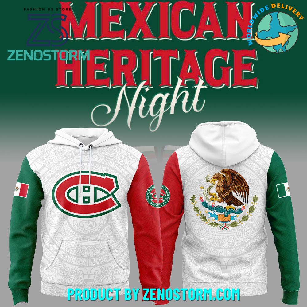 Montreal Canadiens x Mexican Heritage Night 2025 Hoodie Set Montreal Canadiens x Mexican Heritage Night 2025 Hoodie Set