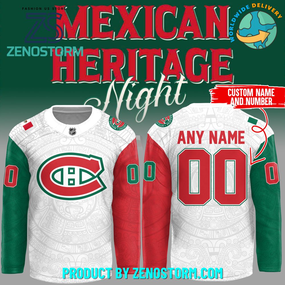 Montreal Canadiens x Mexican Heritage Night 2025 Jersey Montreal Canadiens x Mexican Heritage Night 2025 Jersey