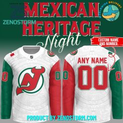 New Jersey Devils x Mexican Heritage Night 2025 Jersey