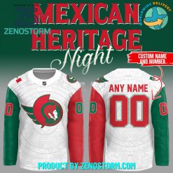 Ottawa Senators x Mexican Heritage Night 2025 Jersey