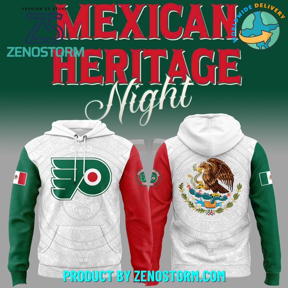 Philadelphia Flyers x Mexican Heritage Night 2025 Hoodie Set Philadelphia Flyers x Mexican Heritage Night 2025 Hoodie Set