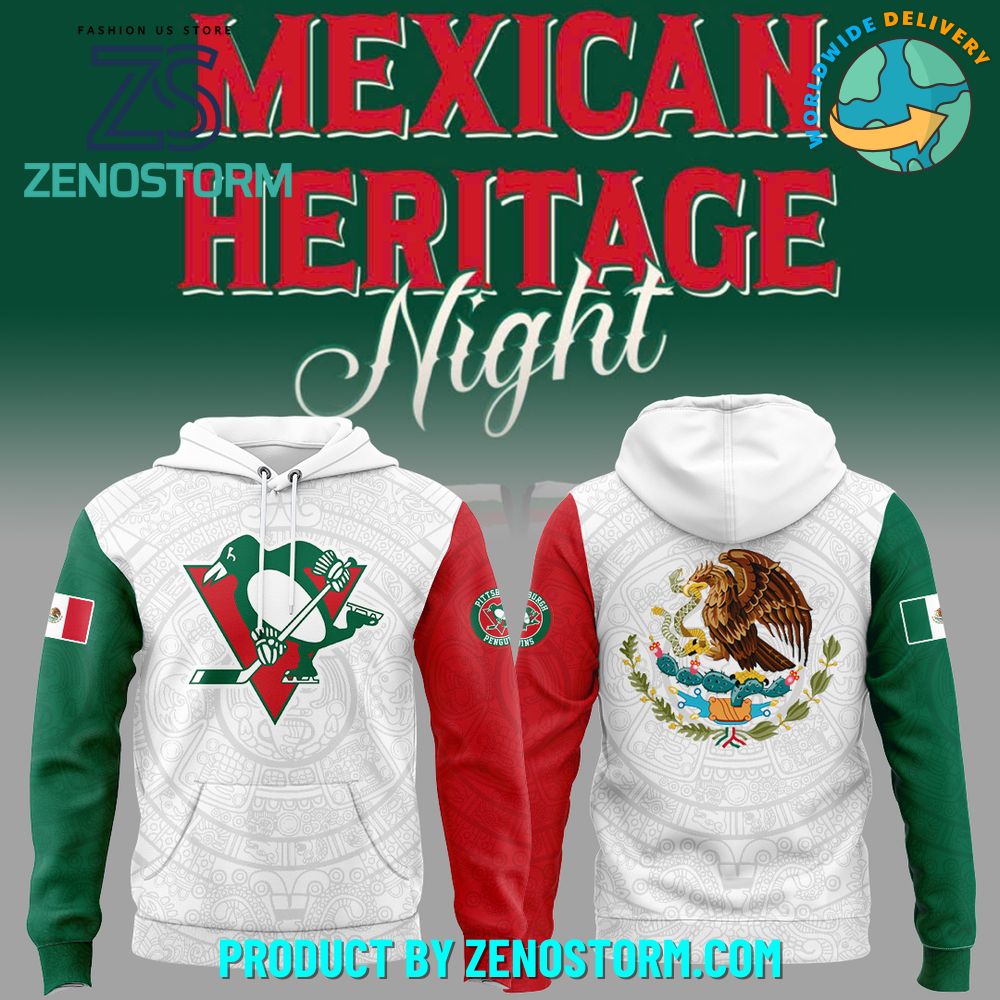 Pittsburgh Penguins x Mexican Heritage Night 2025 Hoodie Set Pittsburgh Penguins x Mexican Heritage Night 2025 Hoodie Set