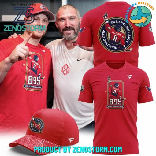Alexander Ovechkin Washington Capitals All-Time Leading Goal Scorer Shirt