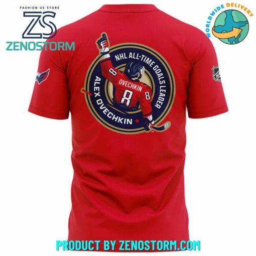 Alexander Ovechkin Washington Capitals All-Time Leading Goal Scorer Shirt