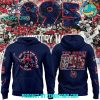 Alexander Ovechkin Washington Capitals NHL All-Time Leading Goal Scorer Cross Sticks Hoodie Red 2025.