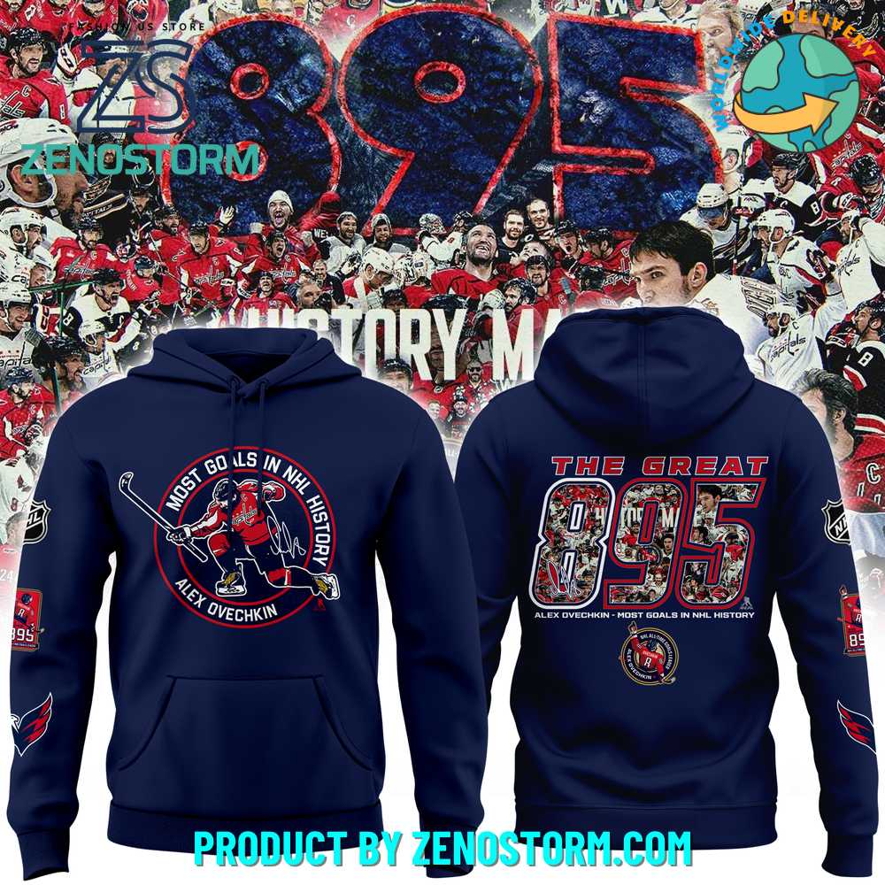 Alexander Ovechkin Washington Capitals NHL All-Time Leading Goal Scorer Cross Sticks Hoodie Navy 2025. Alexander Ovechkin Washington Capitals NHL All-Time Leading Goal Scorer Cross Sticks Hoodie Navy 2025.